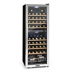 Klarstein Vinamour 54D, vinotéka, 2 zóny, 148 l, 54 lahví, nerezové čelo