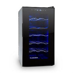 Klarstein Vinessa, vinotéka, 43 litrů, 18 lahví, 2 zóny, třída C, touch, 43 litrů, 18 lahví, 2 zóny, třída C, touch