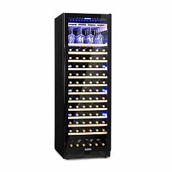 Klarstein Vinovilla Onyx Grande, velkokapacitní vinotéka, 433 l, 165 lahví, černá
