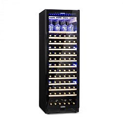 Klarstein Vinovilla Onyx Grande, velkoobjemová vinotéka, 433 l, 165 lahví, černá