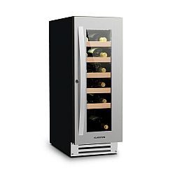 Klarstein Vinovilla Smart, chladnička na víno, 50 l/20 lahví, skleněné dveře, nerezová ocel