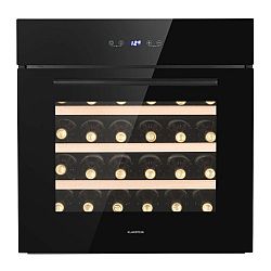 Klarstein Vinsider 30 Built-In Uno, vestavná vinotéka, 77 l/30 lahví, nerezová ocel