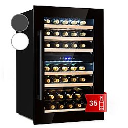 Klarstein Vinsider 35 Onyx Edition, vestavná vinotéka, třída energetické účinnosti G