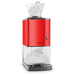 OneConcept Icebreaker, drtič ledu, 15 kg/h, 3,5 l, zásobník na led, nerezová ocel, červený