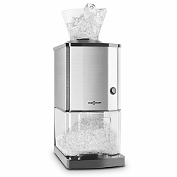 OneConcept Icebreaker, drtič ledu s výkonem 15 kg/h, objemem 3,5 l, zásobníkem na led, nerezová ocel