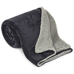 4Home Beránková deka světlešedá/antracit, 150 x 200 cm