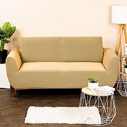 4Home Multielastický potah na dvojkřeslo Comfort béžová, béžová, 140 - 180 cm