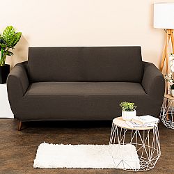 4Home Multielastický potah na dvojkřeslo Comfort hnědá, hnědá, 140 - 180 cm