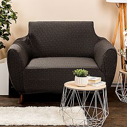 4Home Multielastický potah na křeslo Comfort Plus hnědá, 70 - 110 cm, hnědá, 70 - 110 cm