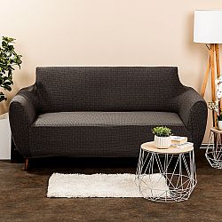 4Home Multielastický potah na sedačku Comfort Plus hnědá, 140 - 180 cm, hnědá, 140 - 180 cm