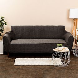 4Home Multielastický potah na sedačku Comfort Plus hnědá, 180 - 220 cm, hnědá, 180 - 220 cm
