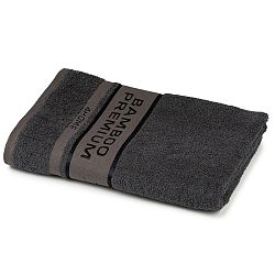 4Home Osuška Bamboo Premium tmavě šedá, tmavě šedá, 70 x 140 cm