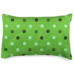 4home Povlak na polštářek Puntíky zelená, 50 x 70 cm