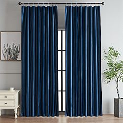 4Home Zatemňovací závěs Cairo tmavě modrá, 150 x 250 cm