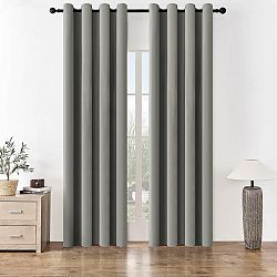 4Home Zatemňovací závěs Manila šedozelená, 150 x 250 cm, zelená