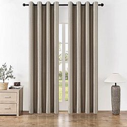 4Home Zatemňovací závěs Stripe béžová, 150 x 250 cm, béžová