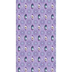 AG ART Dětský závěs Ledové království Frozen Elsa, 140 x 245 cm