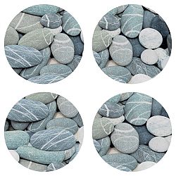 AG Art Podložka pod hrnek Stones, kulatá, pr. 10 cm, sada 4 ks