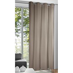 Albani Závěs s kroužky Alessandro béžová, 135 x 245 cm,