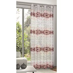 Albani závěs s kroužky Raffael červená, 245 x 135 cm