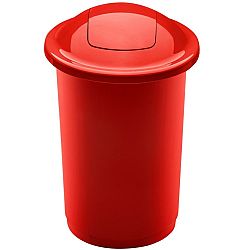 Aldo Odpadkový koš na tříděný odpad Top Bin 50 l, červená