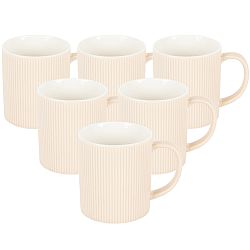 Altom Sada porcelánových hrnků Urban 320 ml, 6 ks, béžová