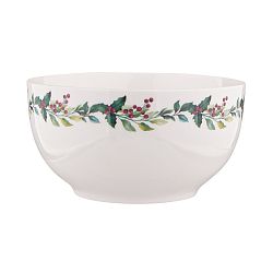 Altom Sada porcelánových misek Winter garland 600 ml, 6 ks