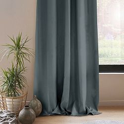AmeliaHome Závěs Blackout EYELETS šedá, 140 x 245 cm