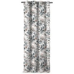 AmeliaHome Závěs Blackout Tropics modrá, 140 x 245 cm
