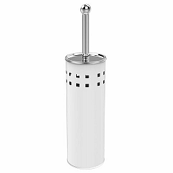 AQUALINE 04002W Simple line WC štětka válcová s otvory, bílá