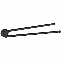 AQUALINE SB221 Samba otočný držák ručníků dvojitý, 45 cm, černá