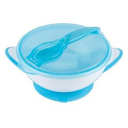 Baby Ono Dětská miska s přísavkou a lžičkou, tyrkysová