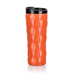Banquet Hrnek cestovní dvoustěnný OASE 450 ml, oranžová