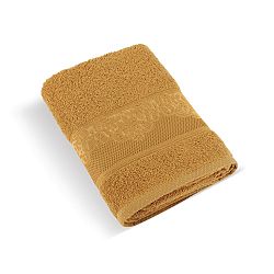 Bellatex Froté ručník kolekce Orchidea hořčicová, 50 x 100 cm