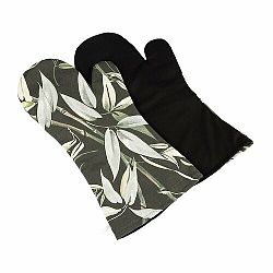 Bellatex Grilovací rukavice Bambus černá, 22 x 46 cm, 2 ks