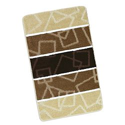 Bellatex Koupelnová předložka Avangard Hnědé čtverce, 60 x 100 cm