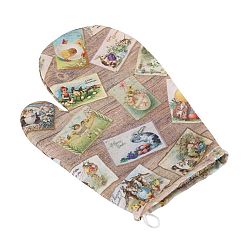 Bellatex Kuchyňská chňapka Velikonoční pohlednice, 28 x 18 cm