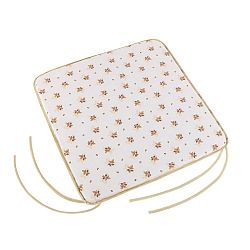 Bellatex Sedák Adéla hladký Kytička béžová, 40 x 40 cm