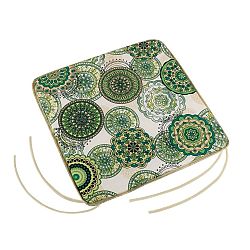 Bellatex Sedák Adéla hladký Mandala zelená, 40 x 40 cm