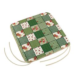 Bellatex Sedák Adéla hladký Patchwork zelená, 40 x 40 cm