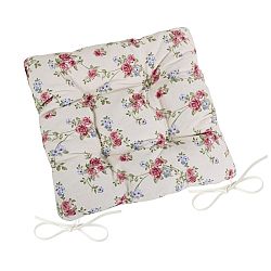 Bellatex Sedák DITA prošívaný Pnoucí růžička, 40 x 40 cm