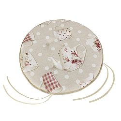 Bellatex Sedák EMA kulatý hladký Hrnek s konvičkou, 40 x 40 cm