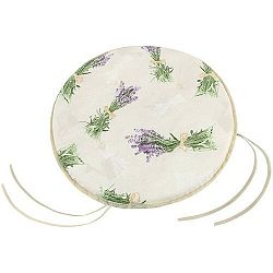 Bellatex Sedák EMA kulatý hladký Svazek levandule, průměr 40 cm