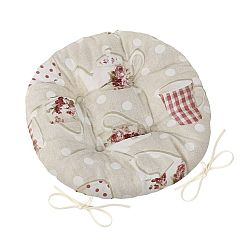 Bellatex Sedák EMA kulatý prošívaný Hrnek s konvičkou, 40 x 40 cm