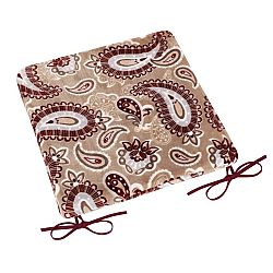 Bellatex Sedák Korall micro vzorovaný Kašmír, 40 x 40 cm