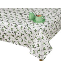 BELLATEX Ubrus IVO Růžička zelená s razítkem, 100 x 100 cm