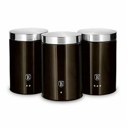 Berlinger Haus 3dílná sada dóz na potraviny Shiny Black Edition