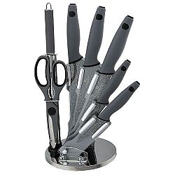 Berlinger Haus 8dílná sada nožů ve stojanu Granit Diamond Line