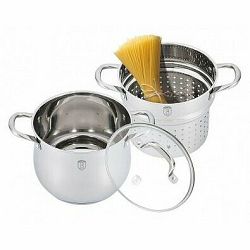 Berlinger Haus Hrnec na těstoviny Silver Belly Collection, 20 cm