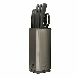 Berlinger Haus Sada nožů ve stojanu Carbon Metallic Line, 7 ks